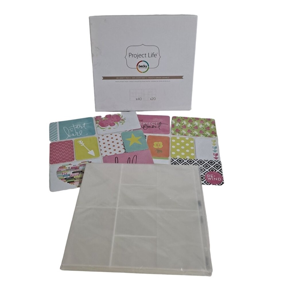 Project Life Becky Higgins Big Variety Pack Photo Pocket Pages Did Not Count